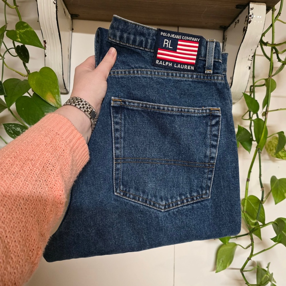 Ralph Lauren Dark Indigo Straight-Leg Jeans